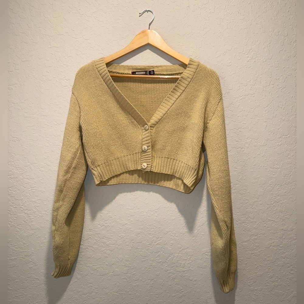 Missguided Cropped Cardigan